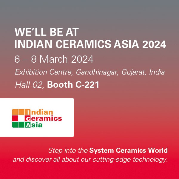 System Ceramics at Indian Ceramics Asia 2024